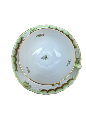 Tazza te’ Herend decoro VBO forma rocaille