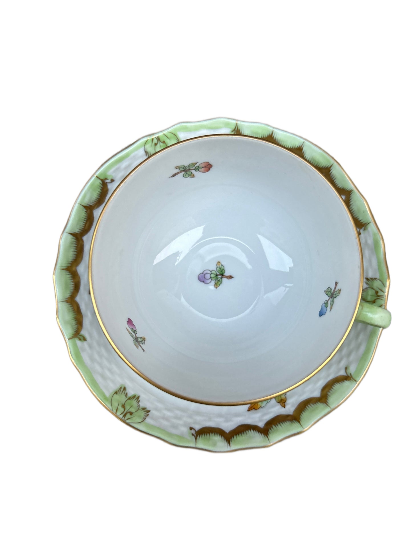 Tazza te’ Herend decoro VBO forma rocaille