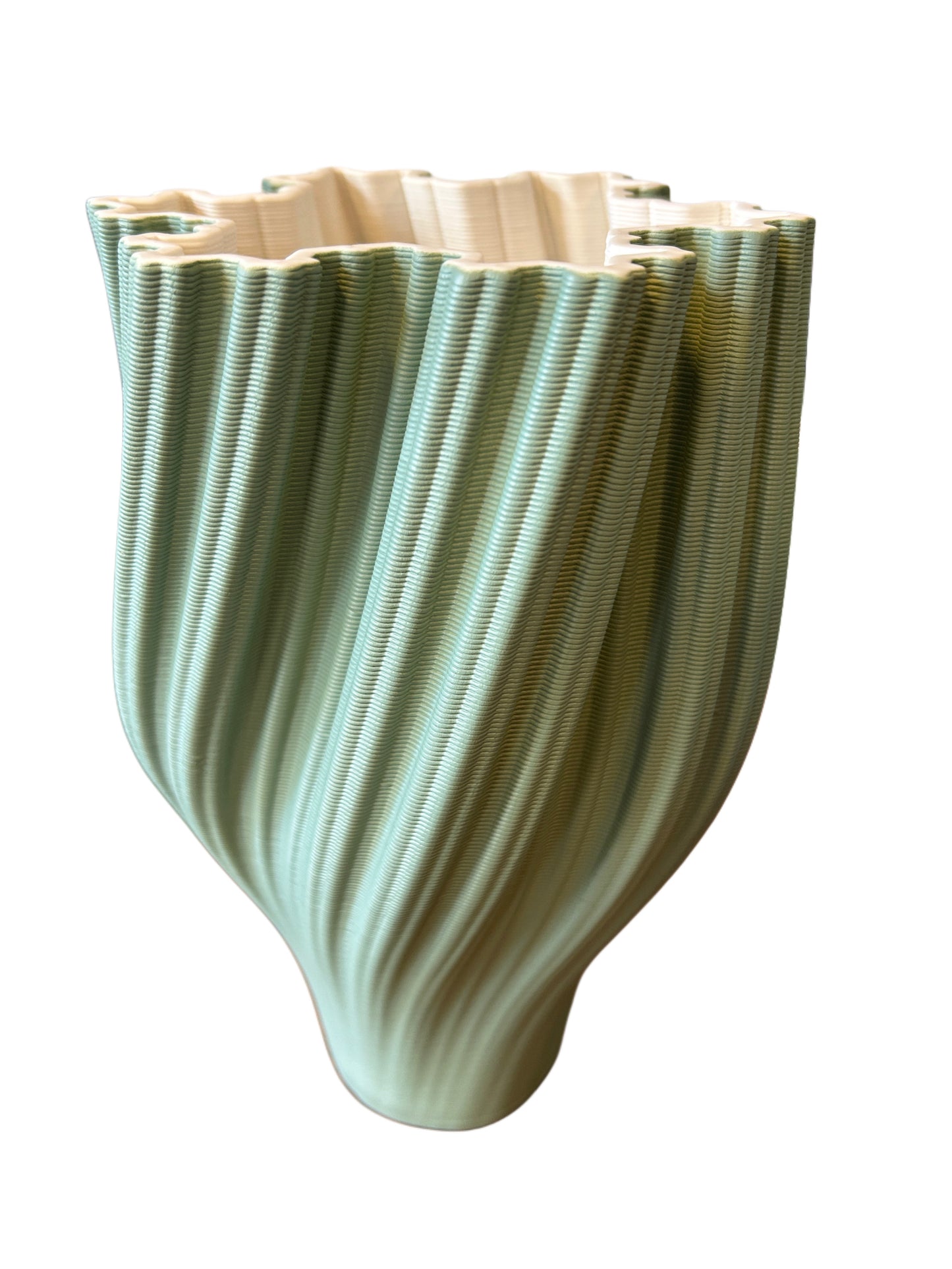 Vaso verde stampa 3d medio Palais Royal