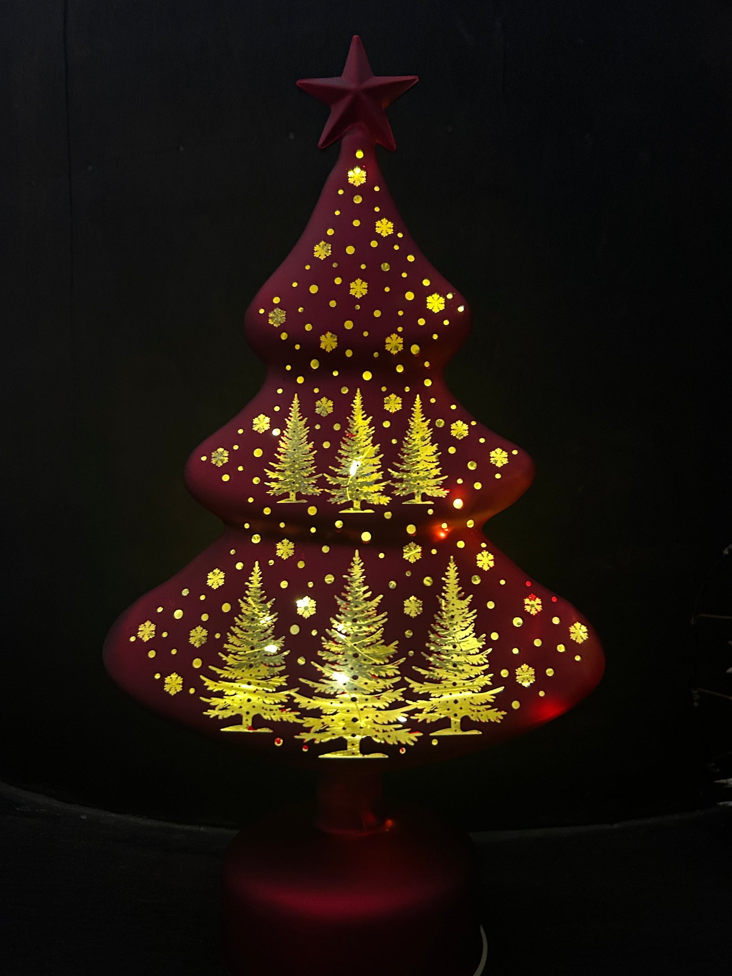 Albero illuminabile avete rosso
