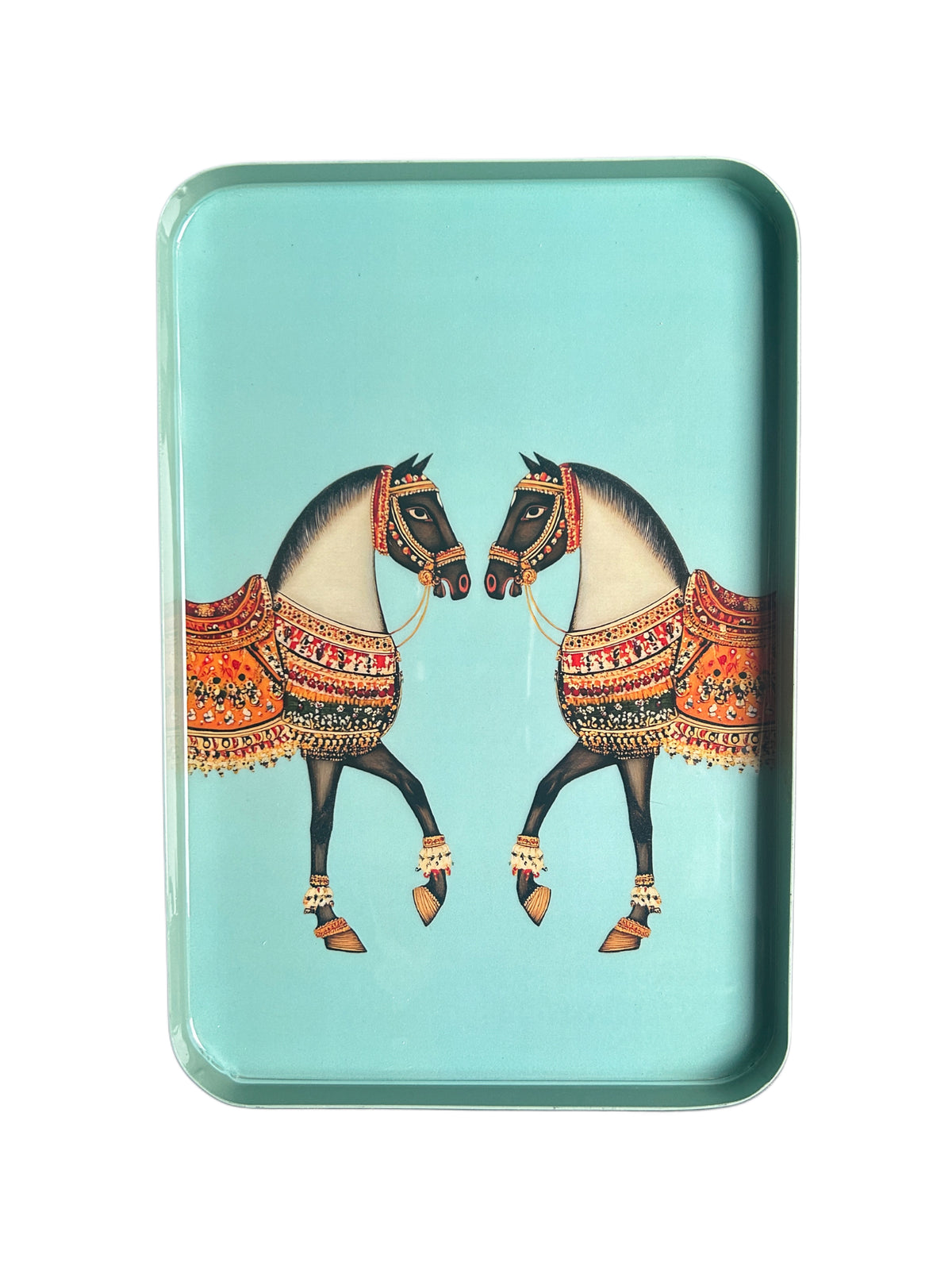 Vassoio in metallo Les Ottomans cavalli