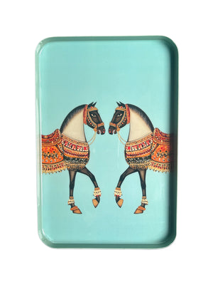 Vassoio in metallo Les Ottomans cavalli