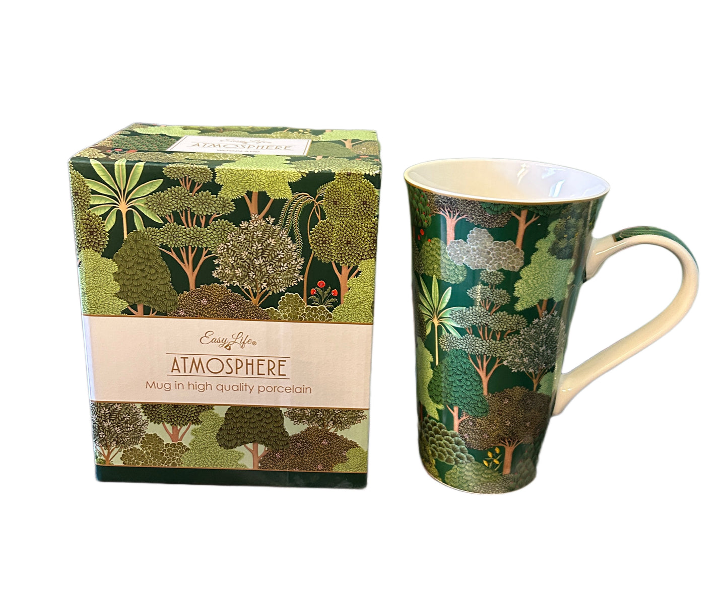 Mug alto Woodland con scatola regalo Easy Life