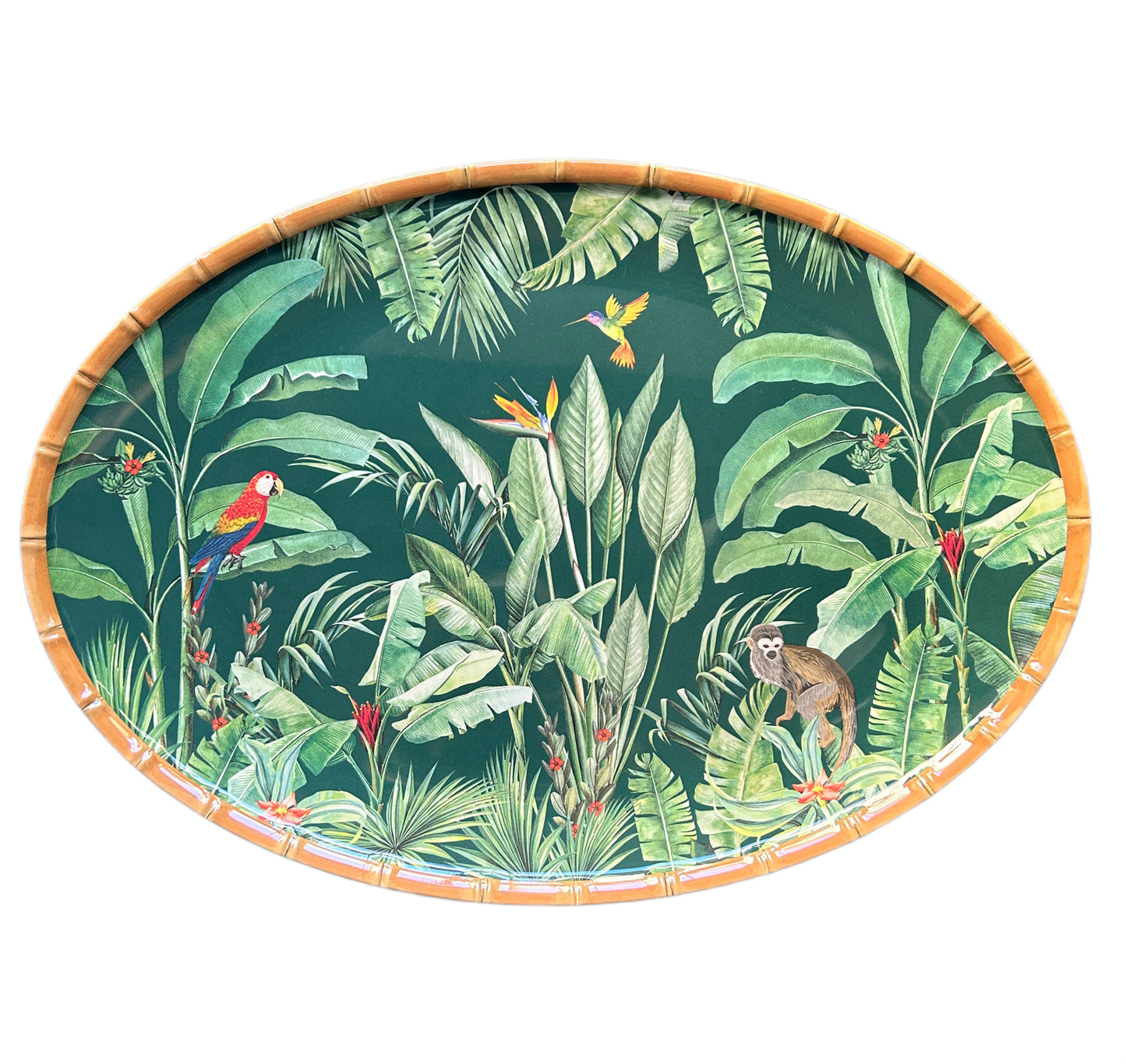 Vassoio ovale in melamina Zanzibar
