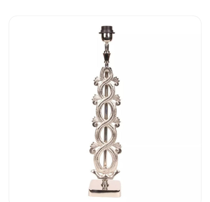 Base lampada alluminio liberty h cm 59