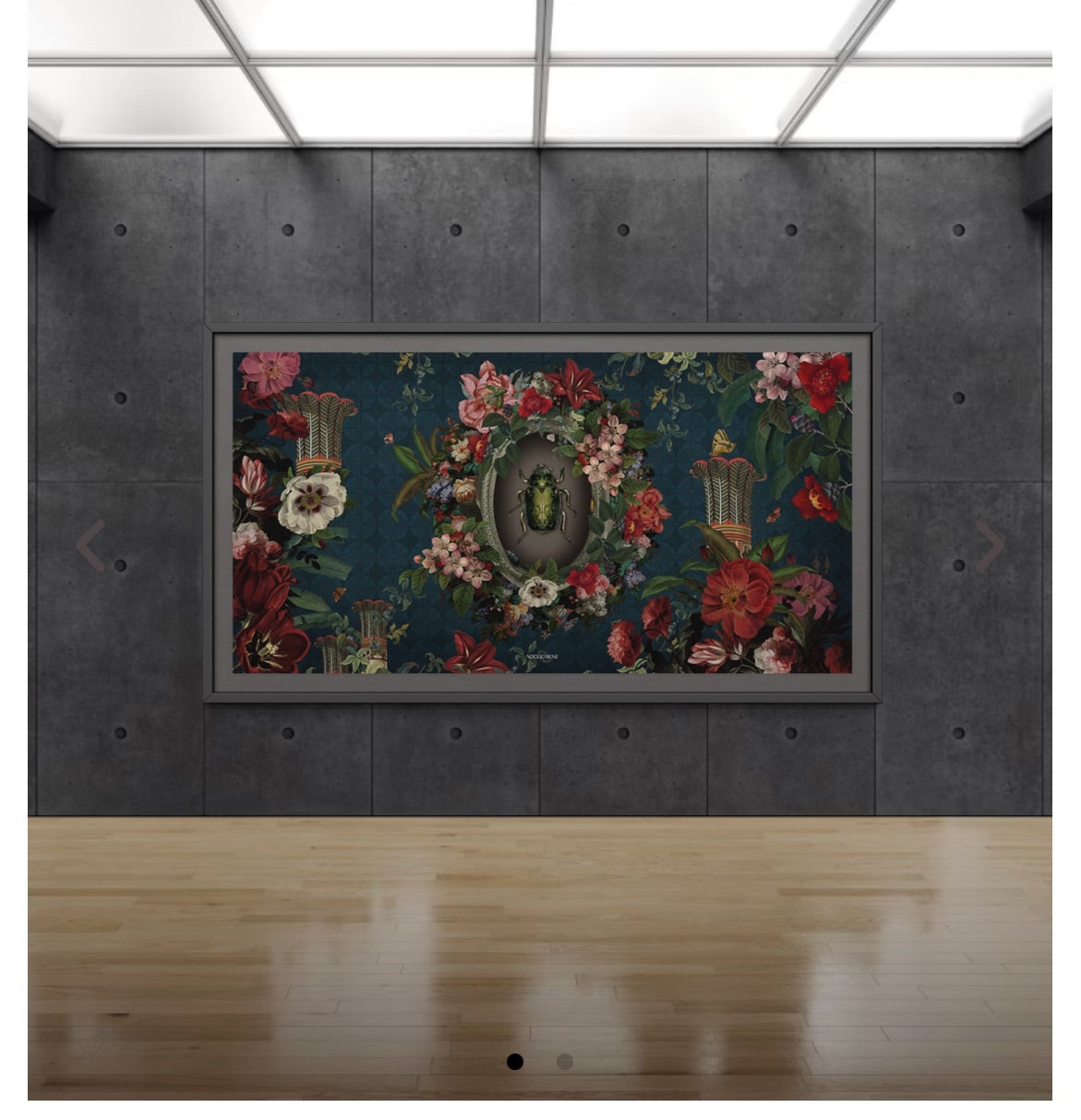 Vobene Scarabeo velvet wall panel