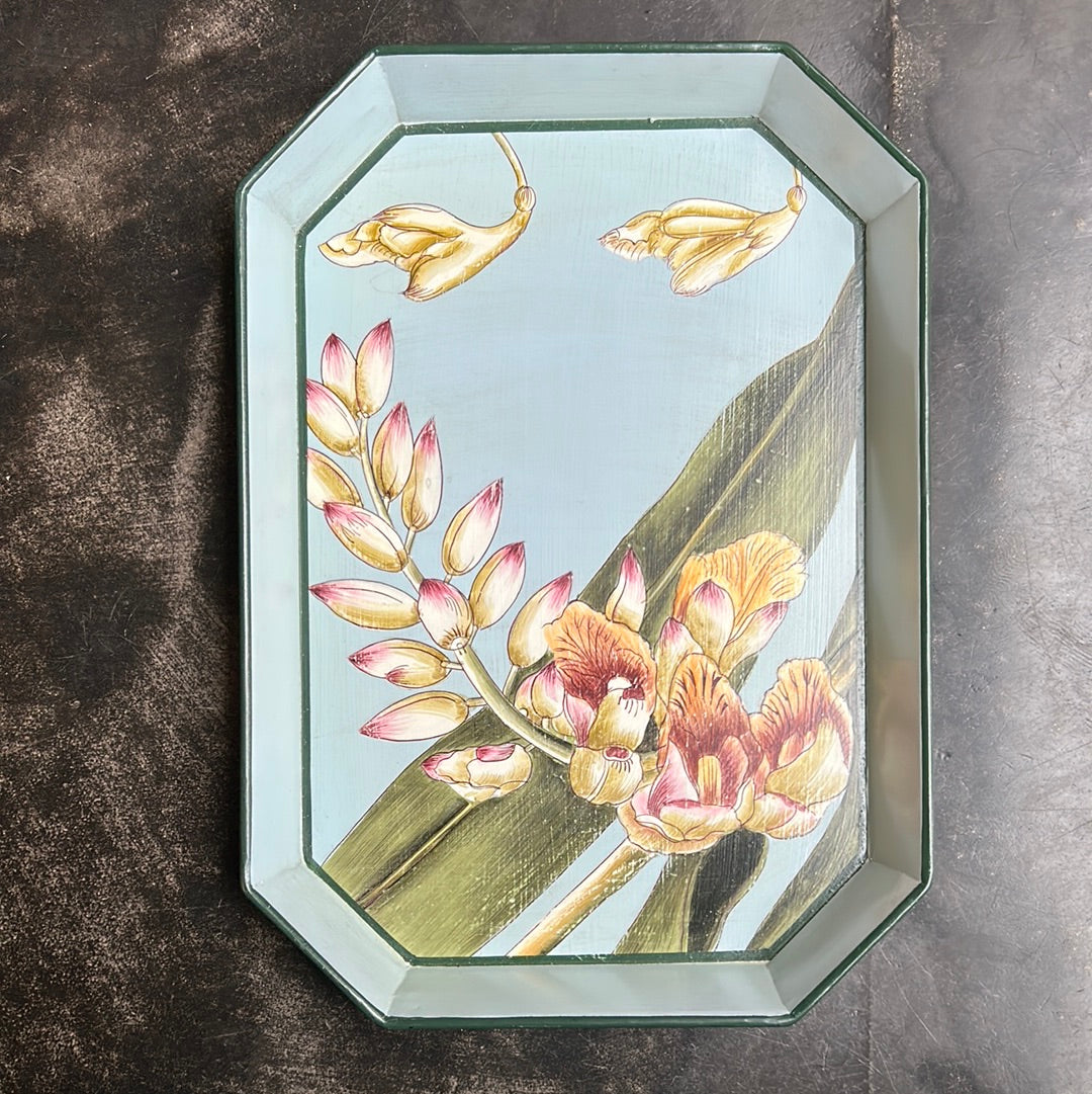 Les Ottomans orchid enamel tray