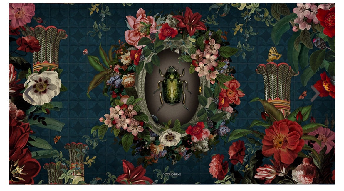 Vobene Scarabeo velvet wall panel