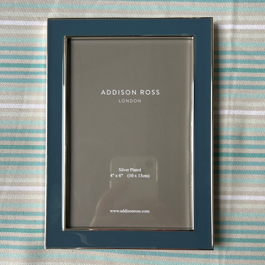 Cornice portafoto Addison Ross blu denim 10 x 15