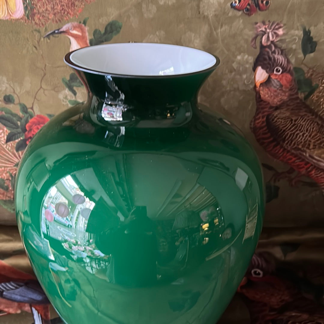 Vaso Aurora verde bosco cm 38,5