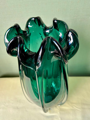 Vase Volute Verte
