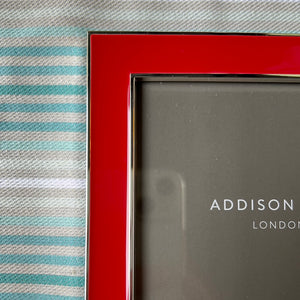 Cadre photo rouge Addison Ross 10 x 15