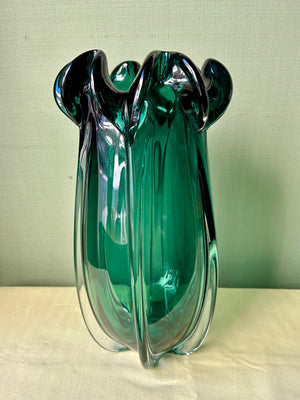 Vase Volute Verte