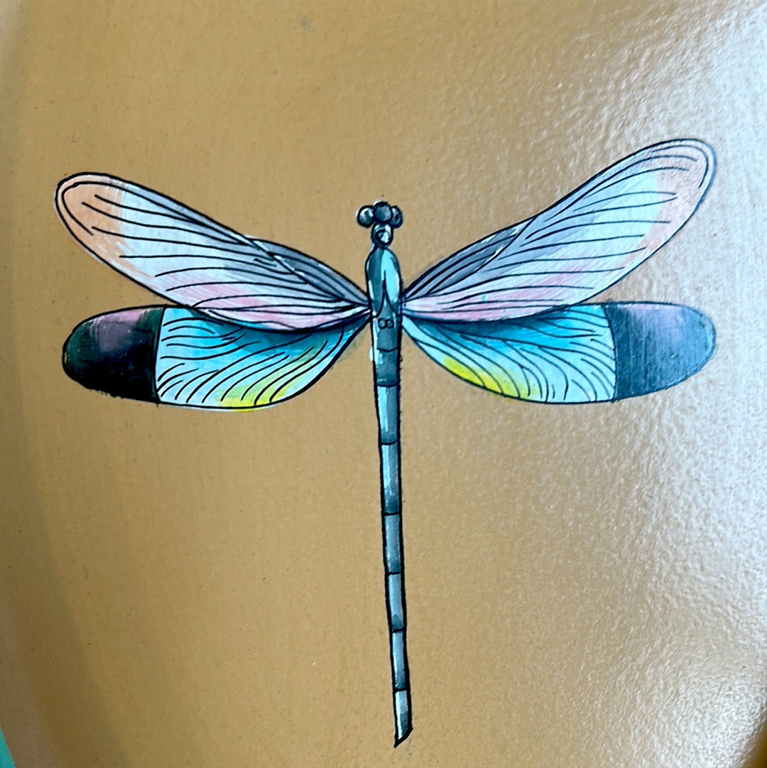 Vassoio smaltato libellula Les Ottomans