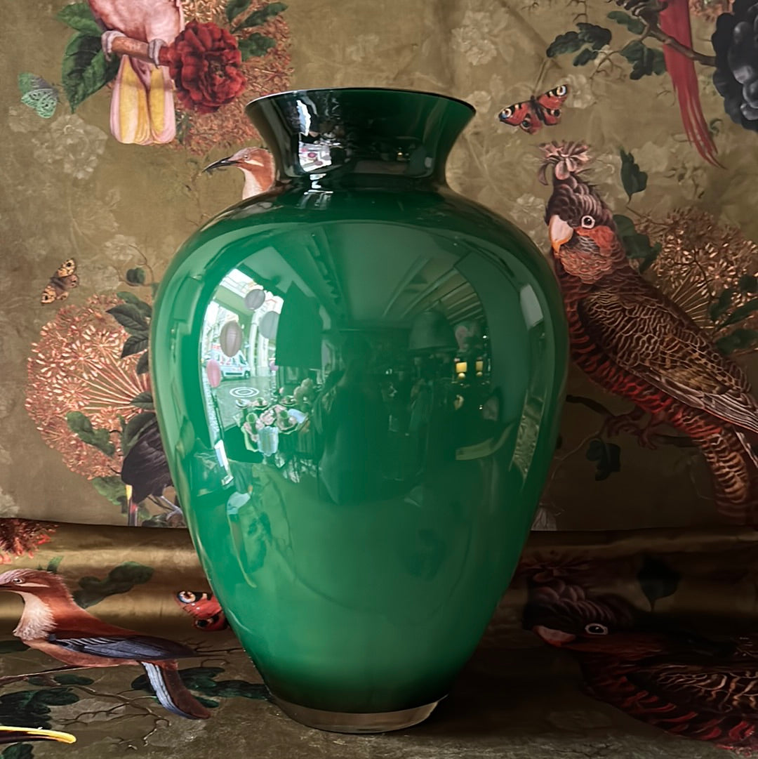 Vaso Aurora verde bosco cm 38,5