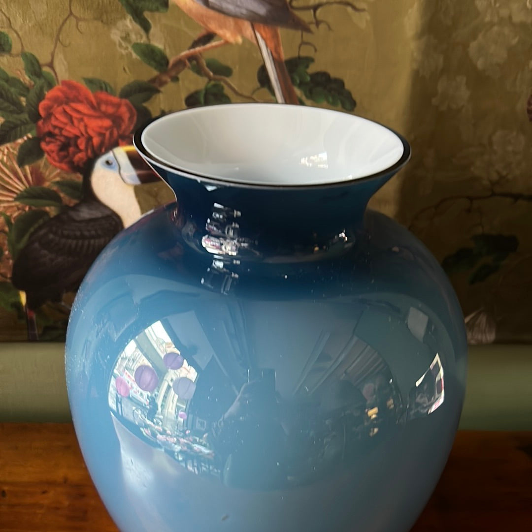 Vaso Aurora blu cm 30