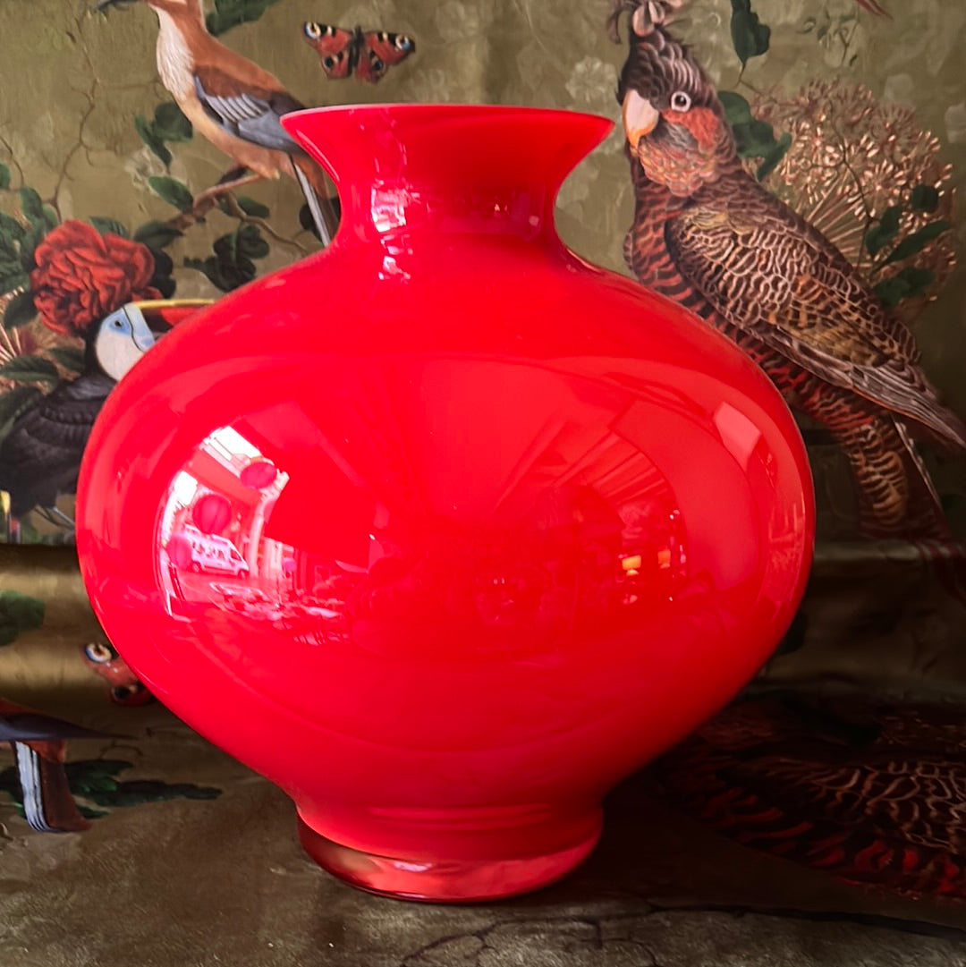 Vaso Aurora rosso cm 32