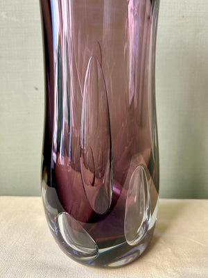 Plum Fluxus vase