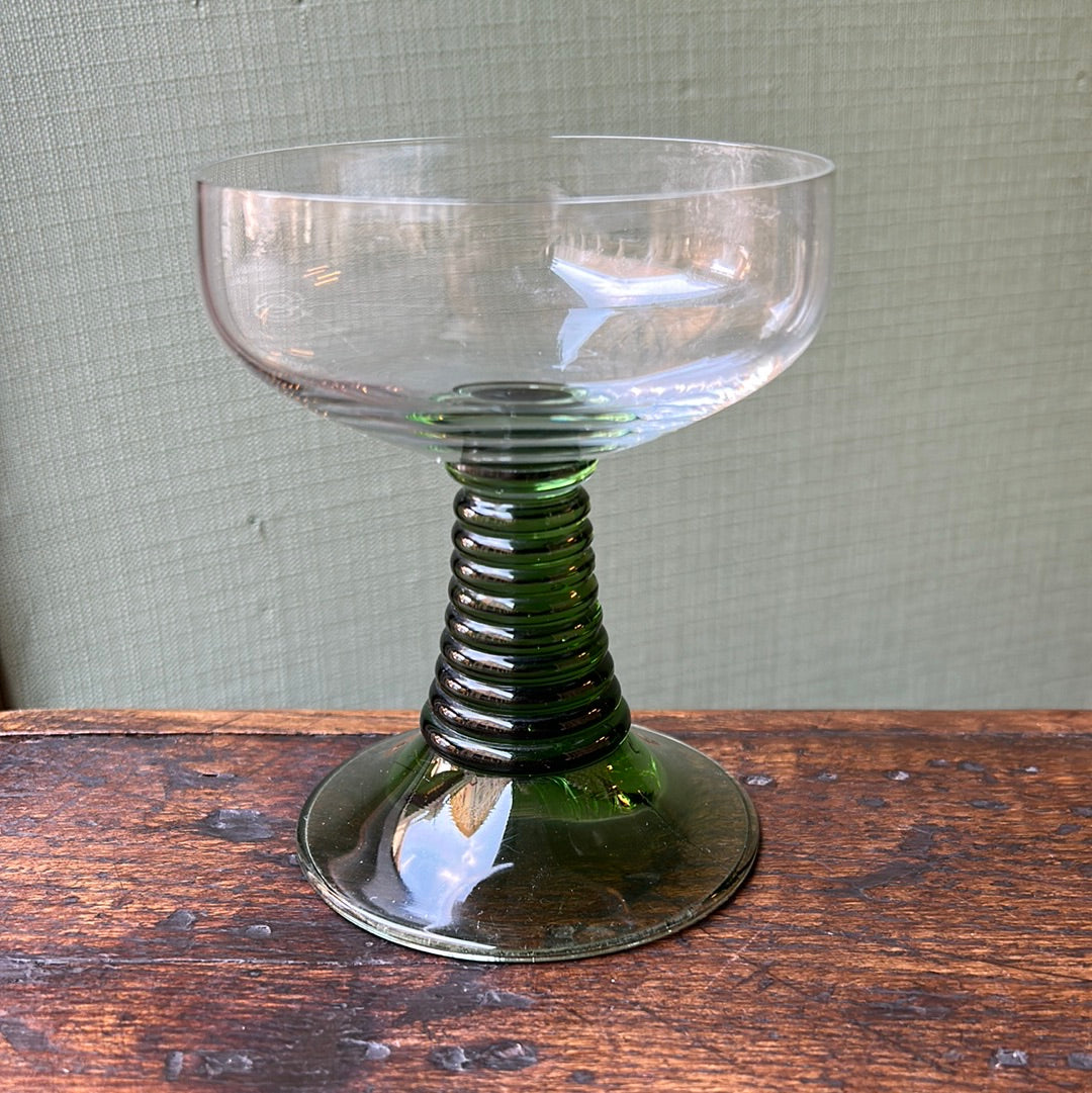 Set de 2 tasses à pied vert Rommel