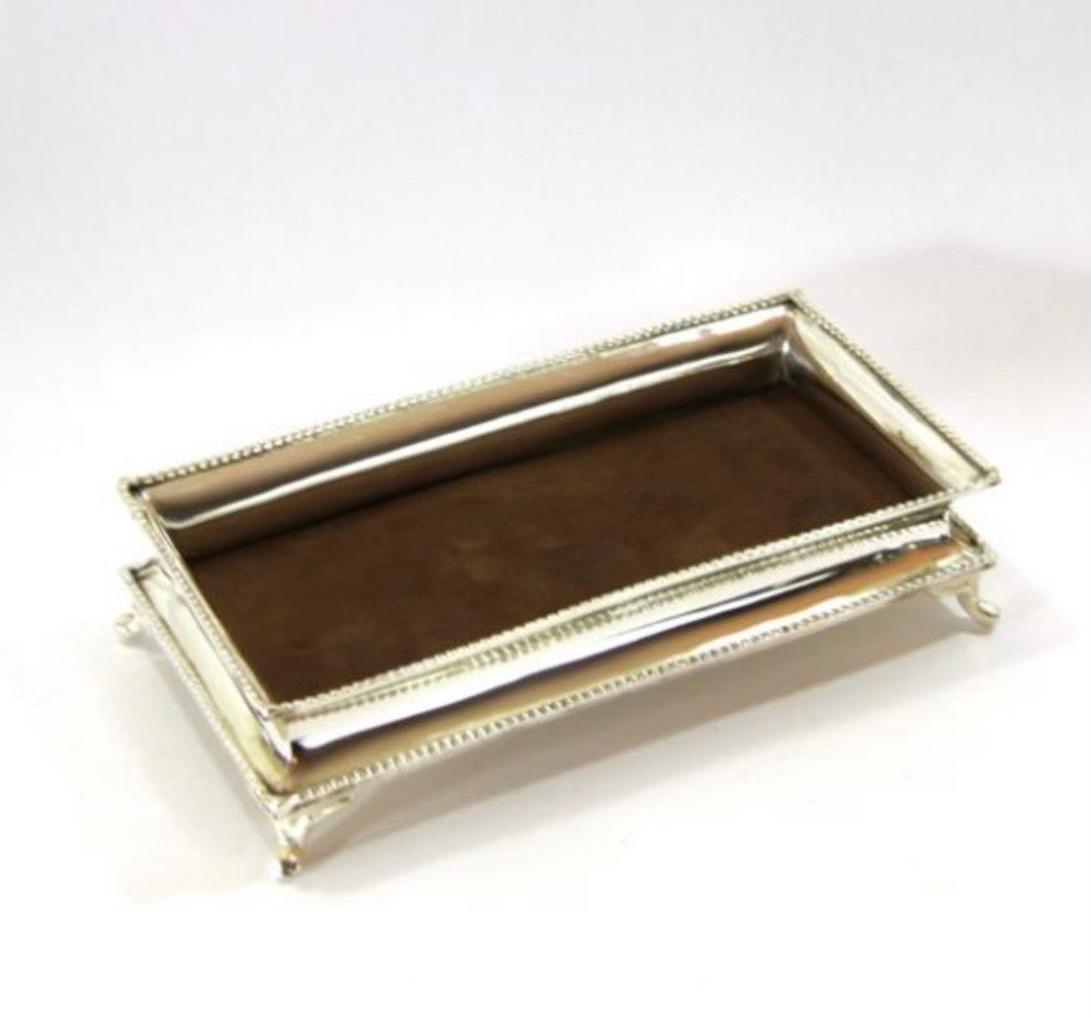 Poches rectangulaires vides en daim