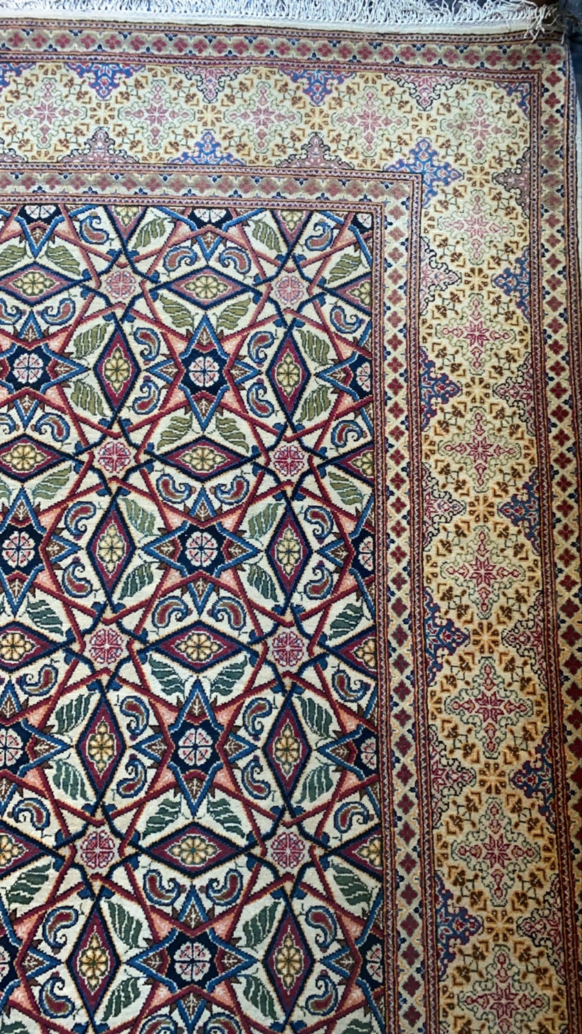 Antique Kashan carpet