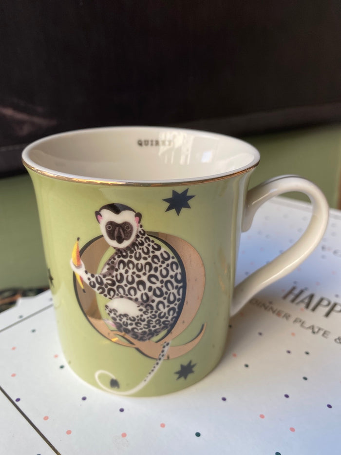 Letter Q Quirky Mug