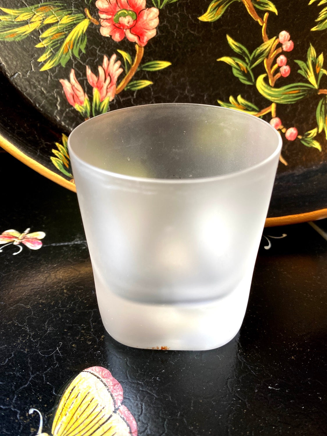 Verre à vin satiné