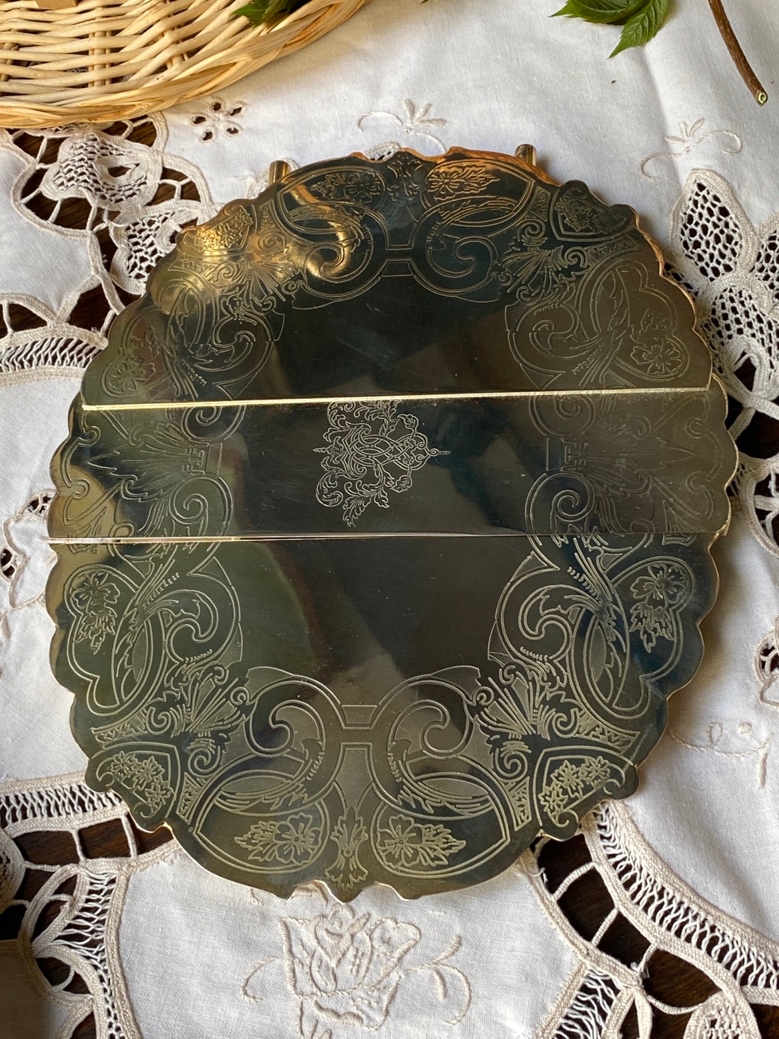 Extendable trivet in English Sheffield