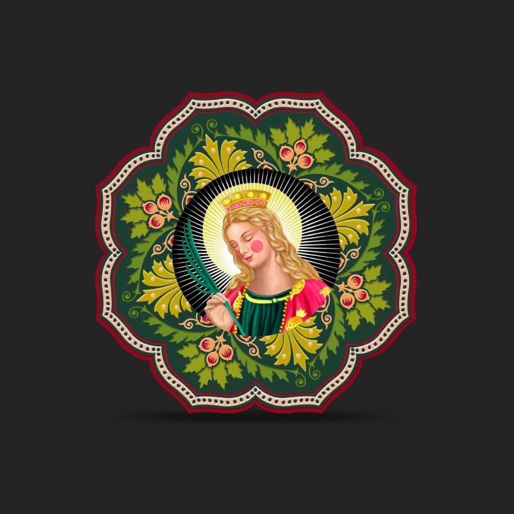 Miniature Sainte Catherine