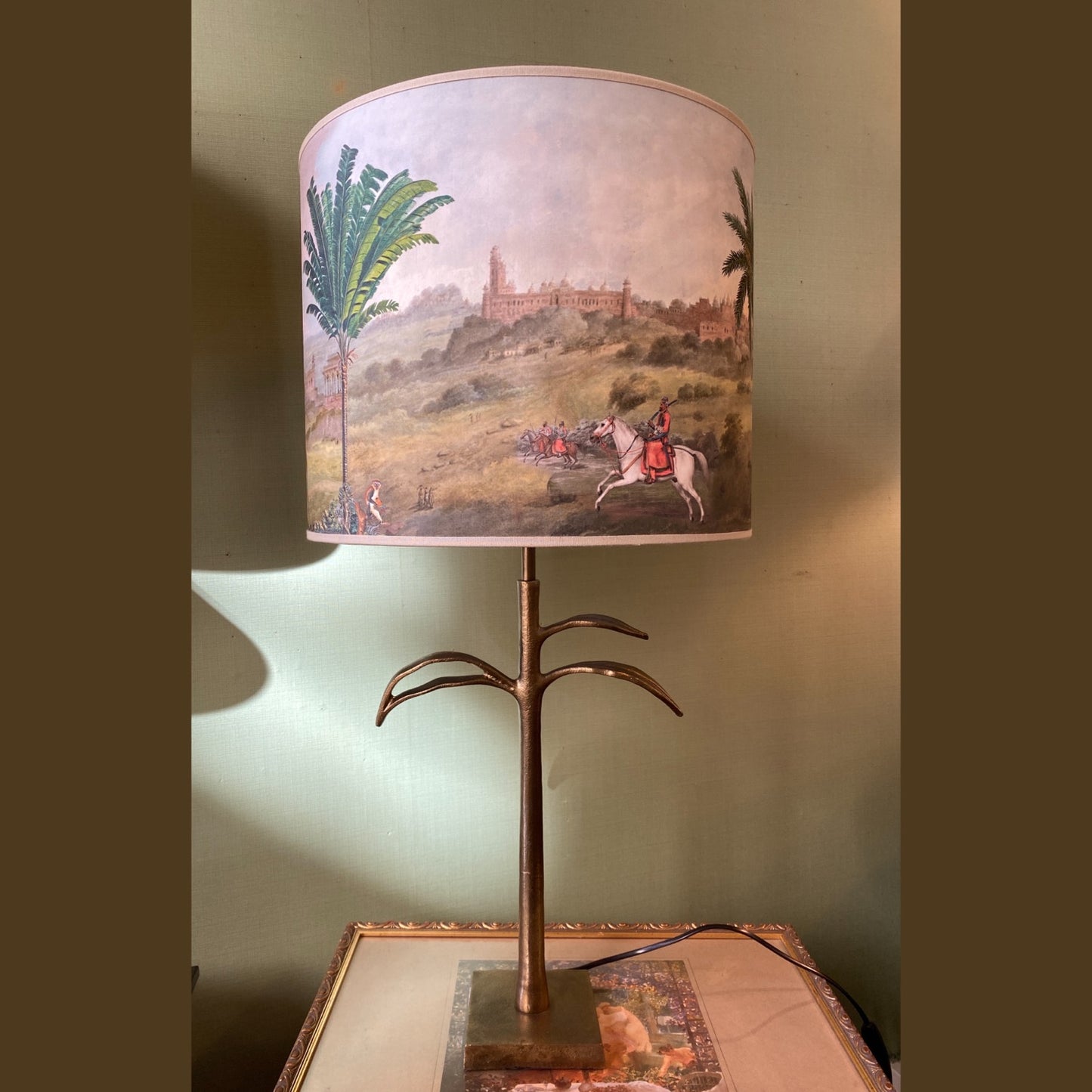 Lampe feuille de palmier
