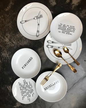 Service de table "Etiquette" pour 6 personnes