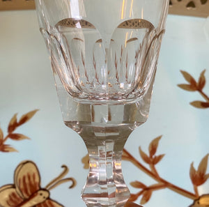 Set of 6 crystal liqueur glasses