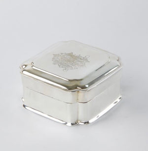Boîte carrée anglaise Sheffield