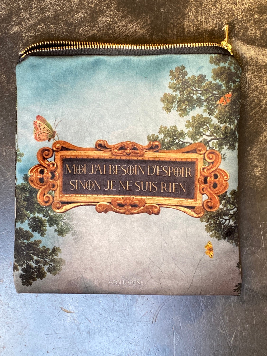 Trousse in velluto Espoir