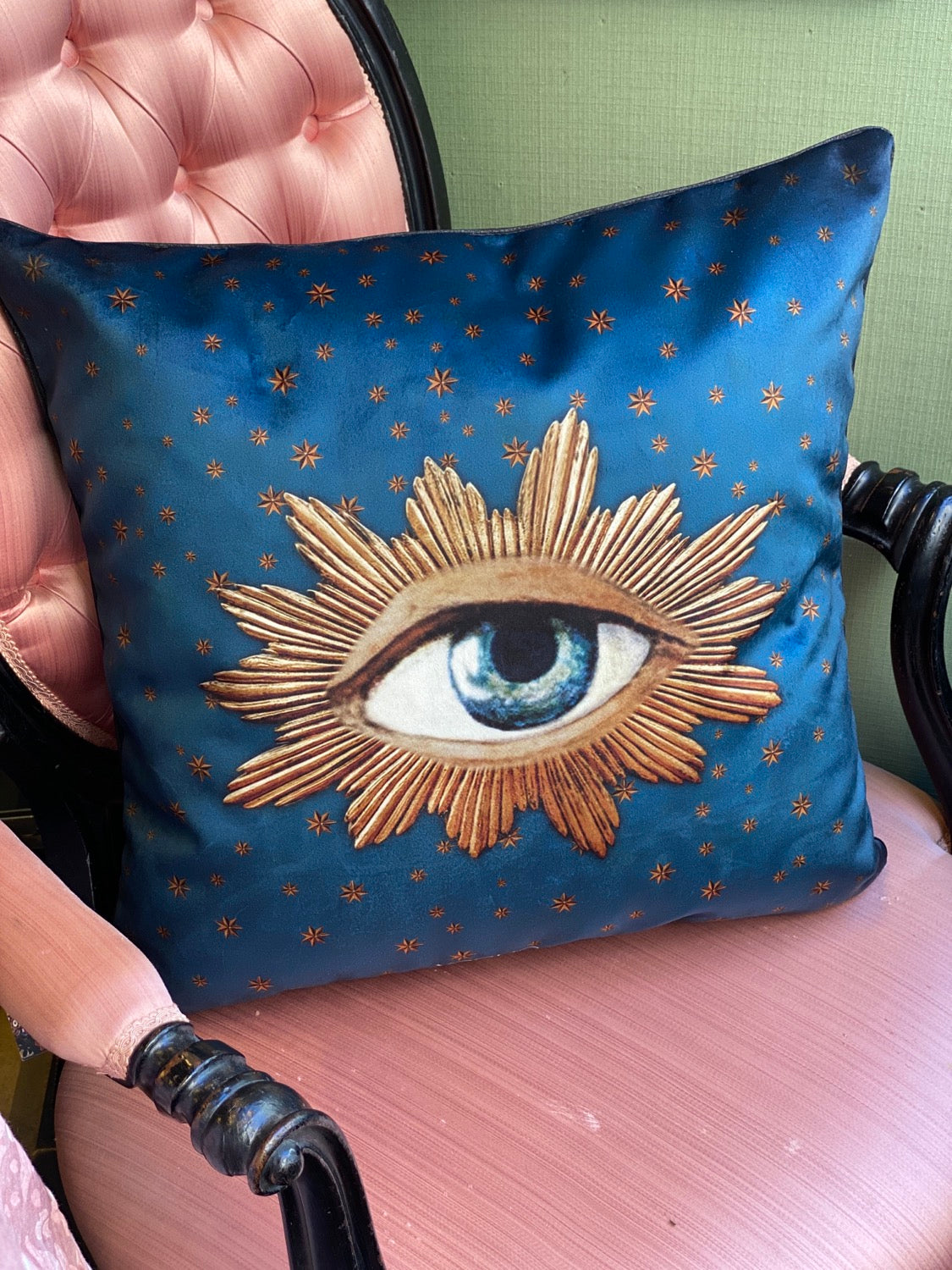 Coussin en velours L' un contrà l'être