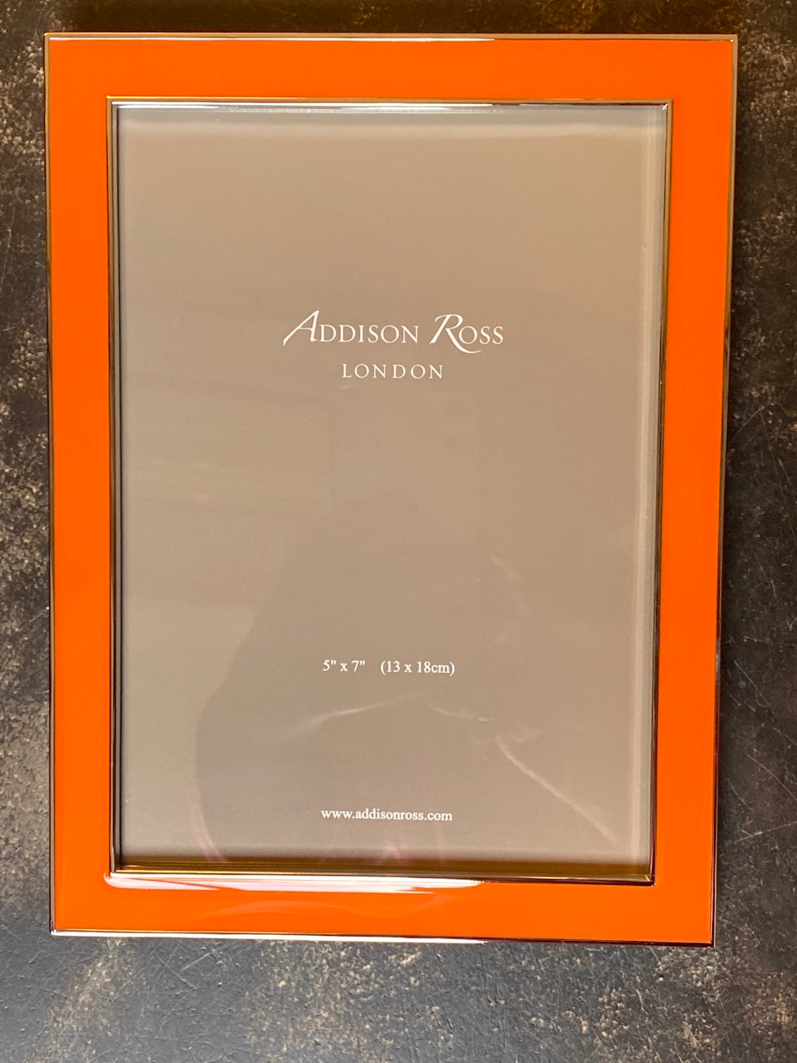 Cornice portafoto smaltato13 x 18 arancio