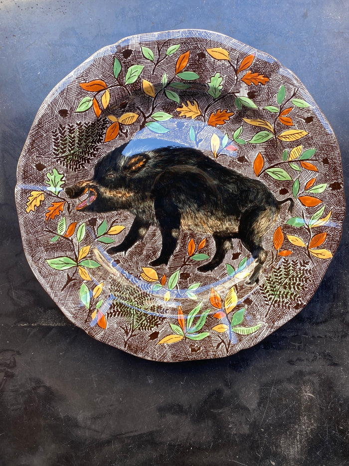 Assiette creuse ronde 35 cm Dessinée par Jean Bertholle en 1955 à la demande de