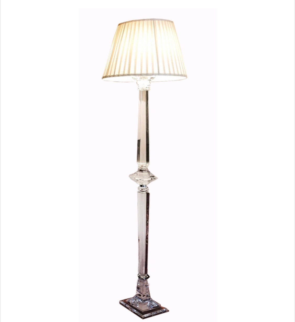 Lampada da terra in cristallo