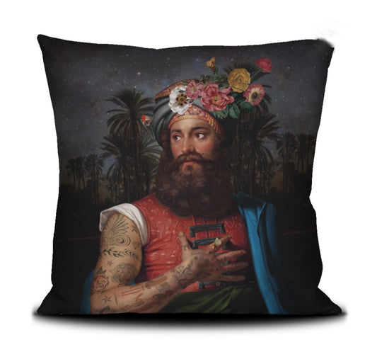 Cushion with Le gran Belzoni interior