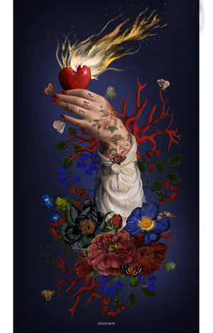 Velvet panel Amen Vobene