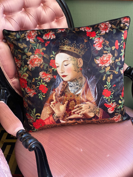 Coussin en velours Messine 50 x 50