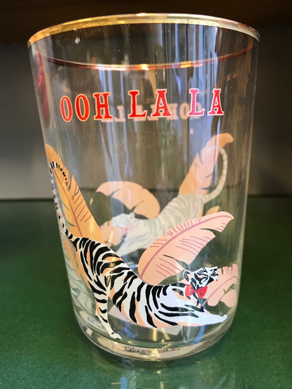 Yvonne Ellen tiger glass