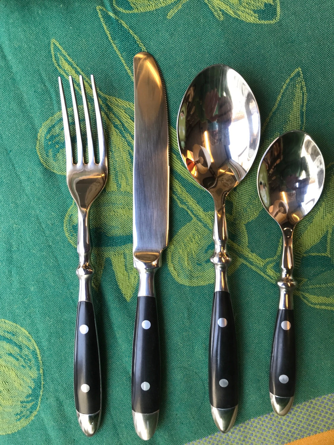 Service de couverts champêtre pour 6 personnes
