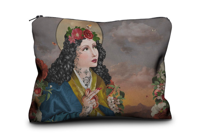 Mange velvet cosmetic bag