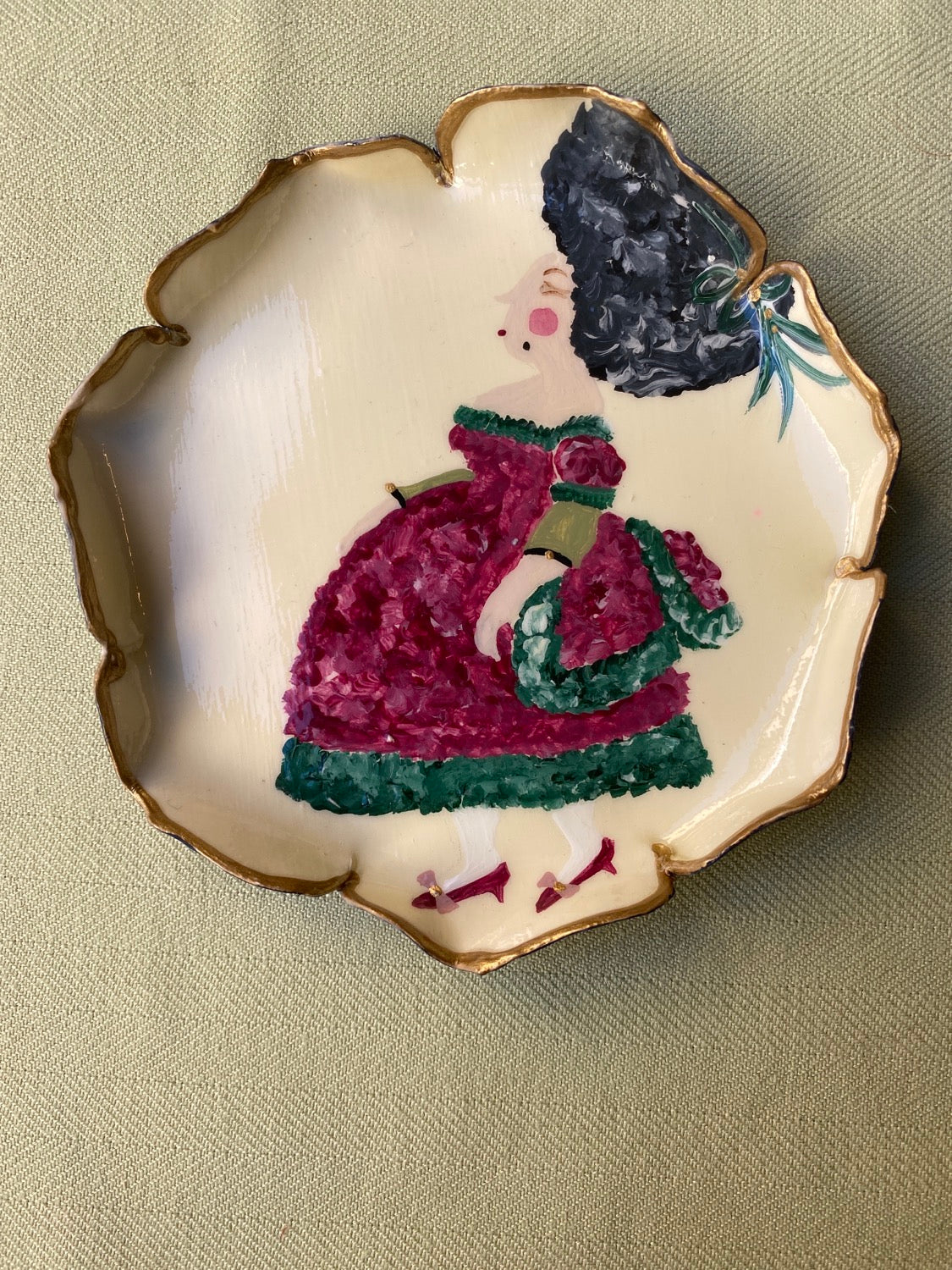 Piattino pane dama