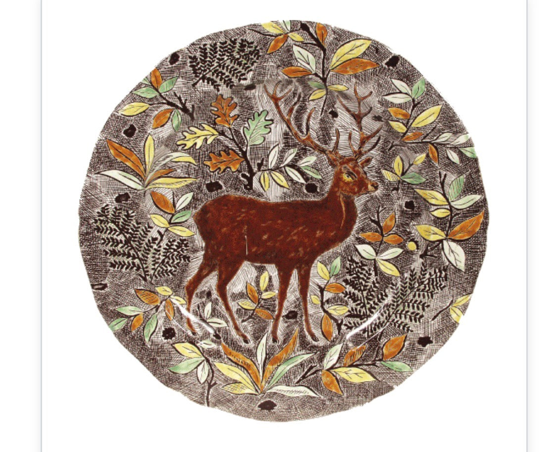 Round plate 34.5 cm Gien