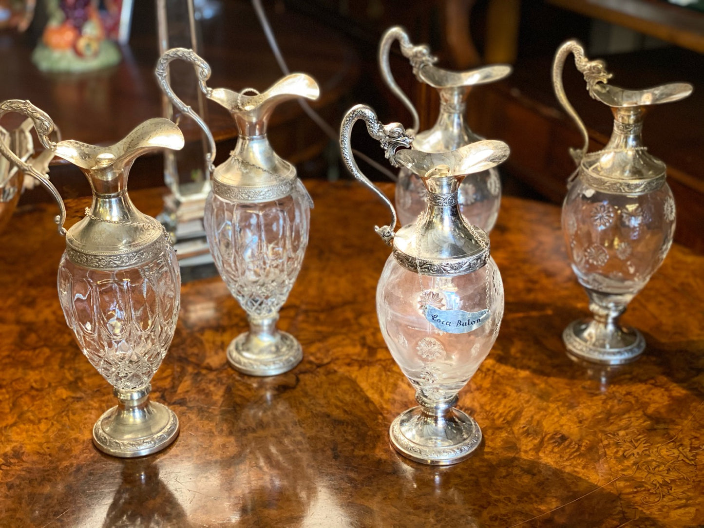 Brocca placcata argento 1930 circa