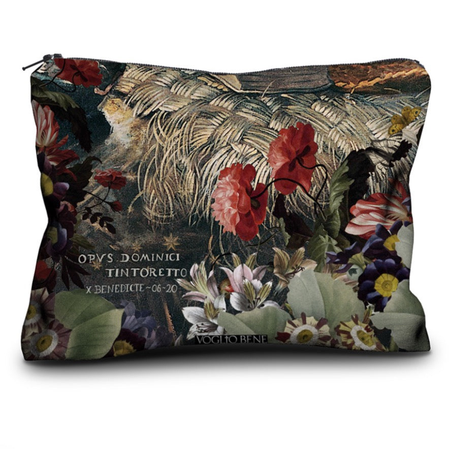 Marie Madeleine velvet cosmetic bag