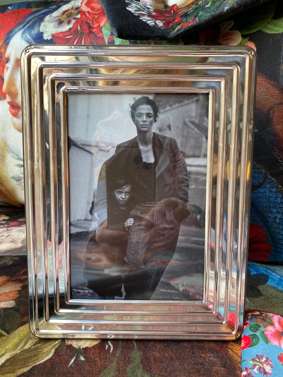 Silver frame