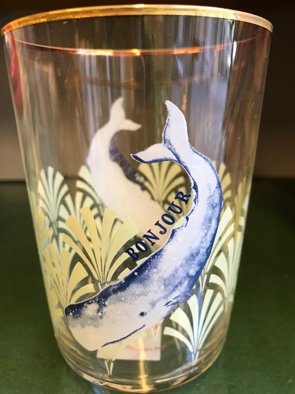 Yvonne Ellen whale glass